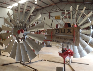 some of the windmills currently on display at the Morawa Museum