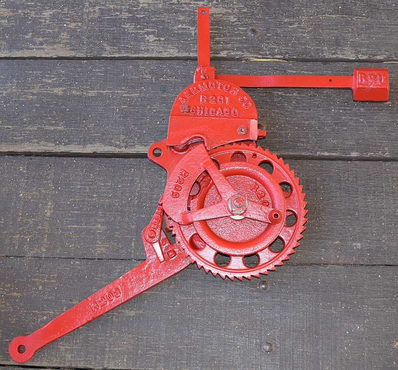 restored Aermotor Regulator on display at the Morawa Museum