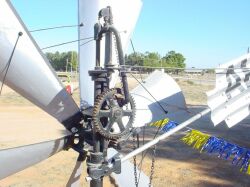 photo of restored Aqua windmill at Booleroo Centre, South Australia