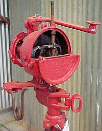  Alston gearless windmill head on display at Morawa museum