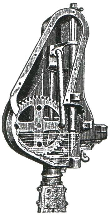 cutaway drawing of the Baker Monitor Self Oiling windmill