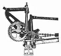 Gearbox of J Pattern Monitor windmill which is very similar to the V Pattern.