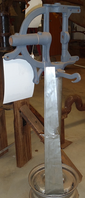 main casting of the Paternoster Little Gem windmill on display at the Morawa Museum.