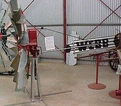 Webb S windmill on display at Morawa museum