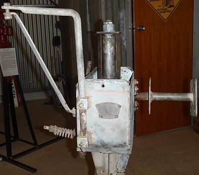 Webb T windmill on display at the Morawa Museum