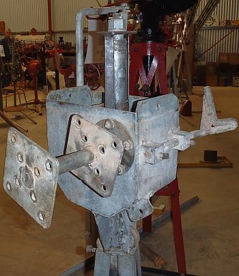 Webb T windmill on display at Morawa museum