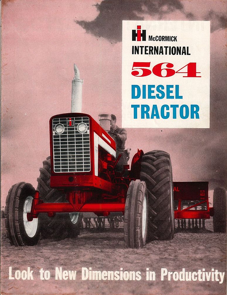 view of McCormick International 564 tractor