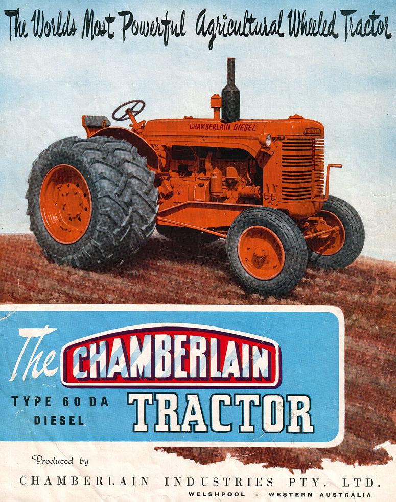 right view of Chamberlain 60DA tractor