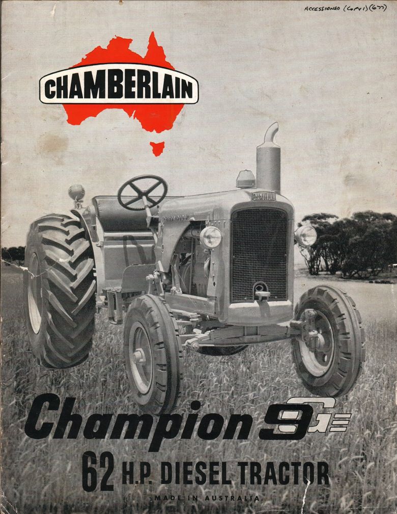 view of Chamberlain Champion 9G tractor