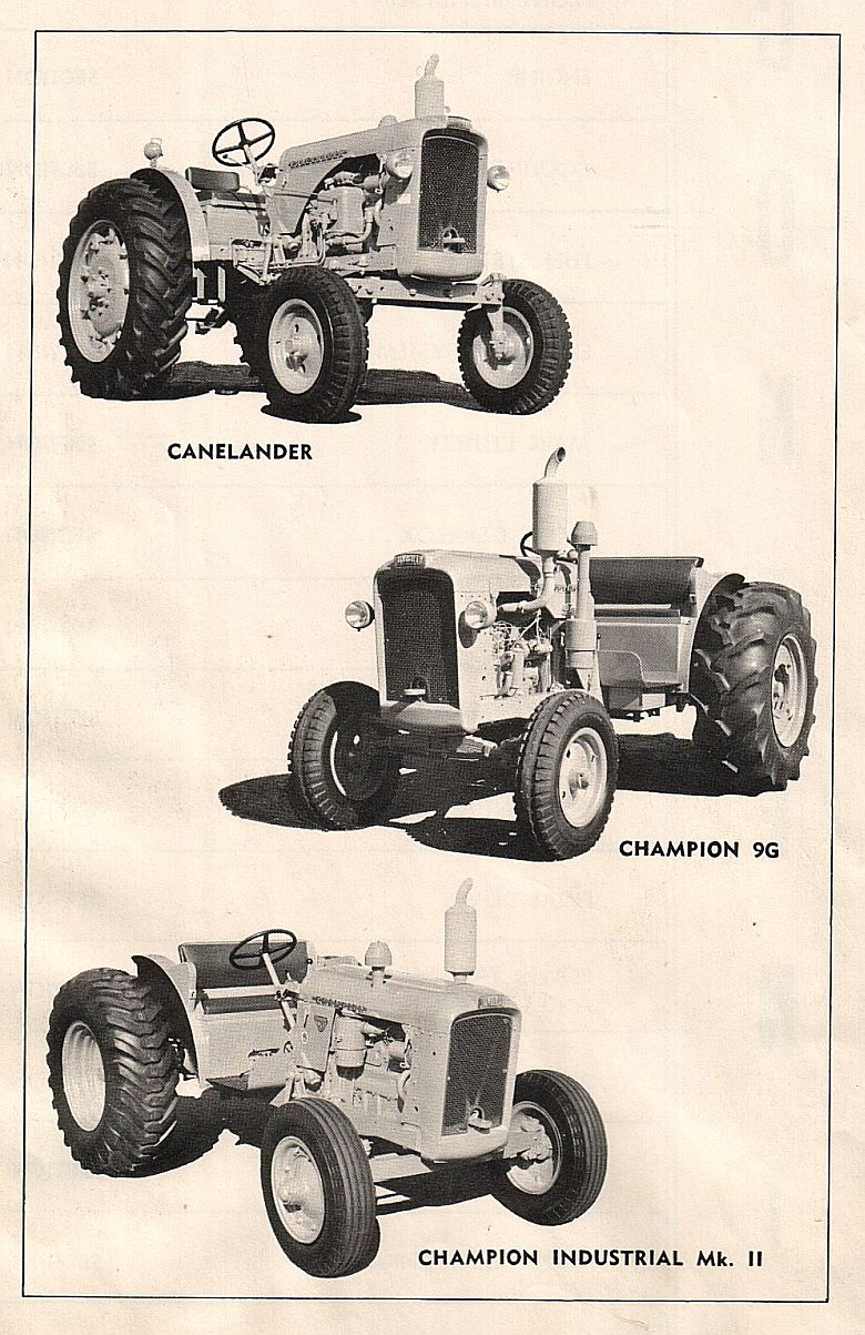 view of Chamberlain Champion Canelander tractor