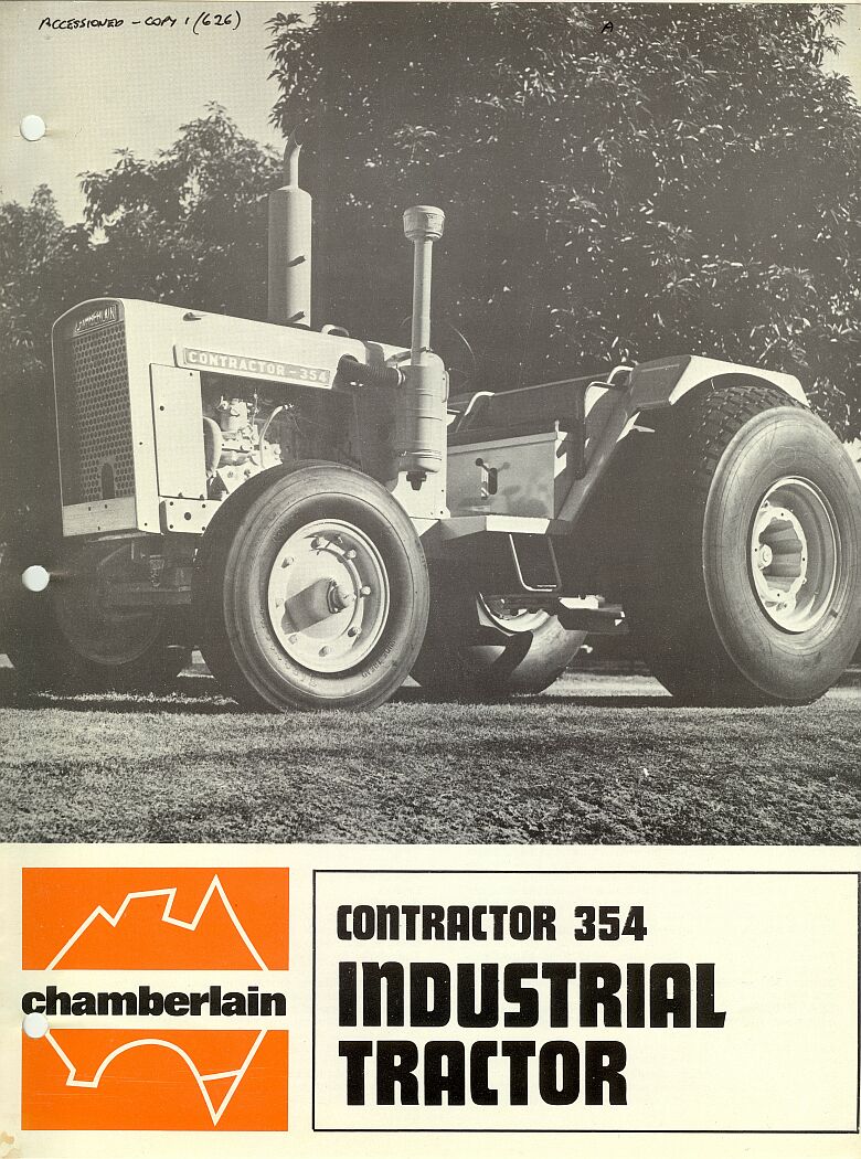 view of Chamberlain Contractor 354 tractor