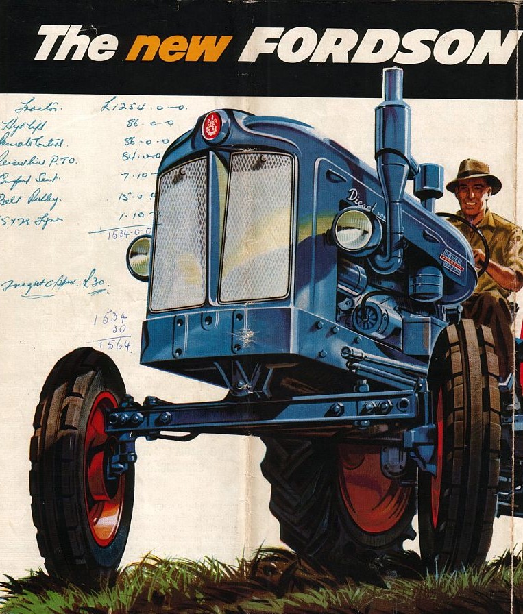 view of Fordson Power Major tractor