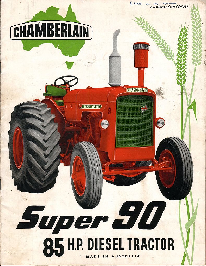 view of Chamberlain Super 90 tractor